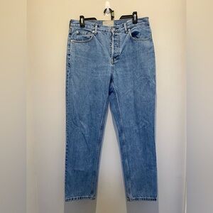 Everlane The 90’s Cheeky Straight Blue Denim Button Fly Jeans Women’s Size 29R